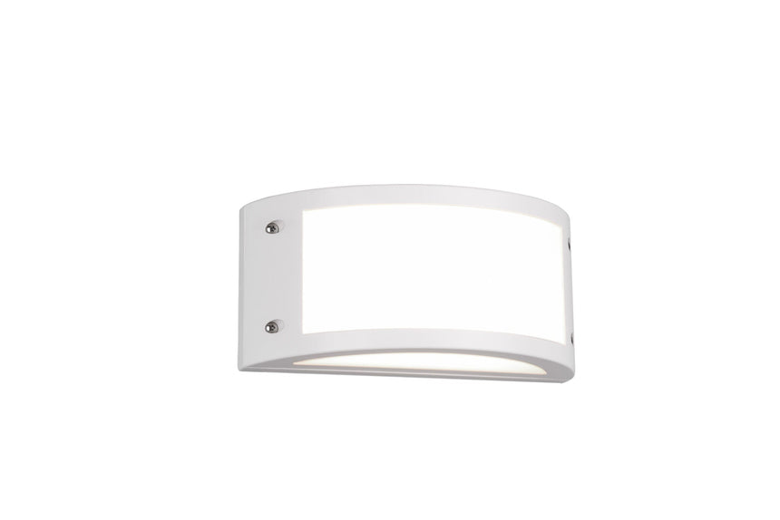 Trio Kendal Aplique de pared exterior LED de plástico estera blanca R22151131