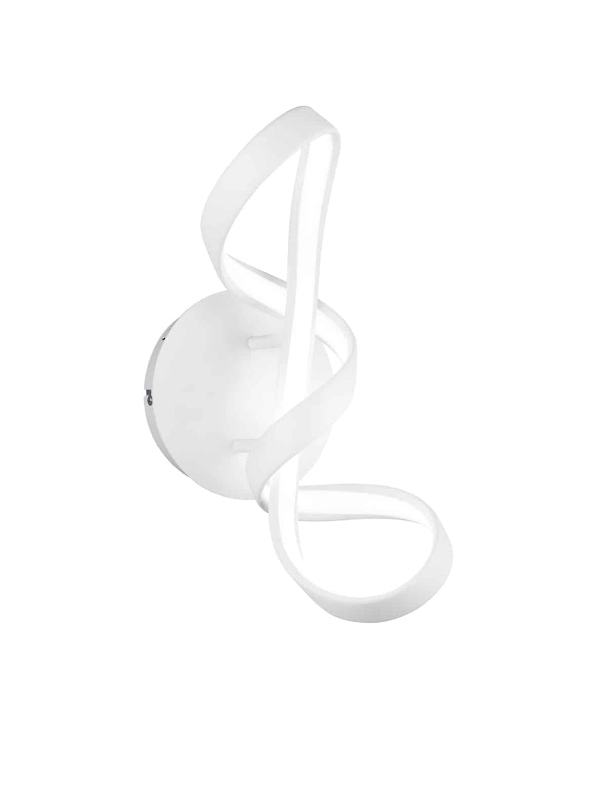 Trio Perugia Aplique de pared LED de metal estera blanca R27091131