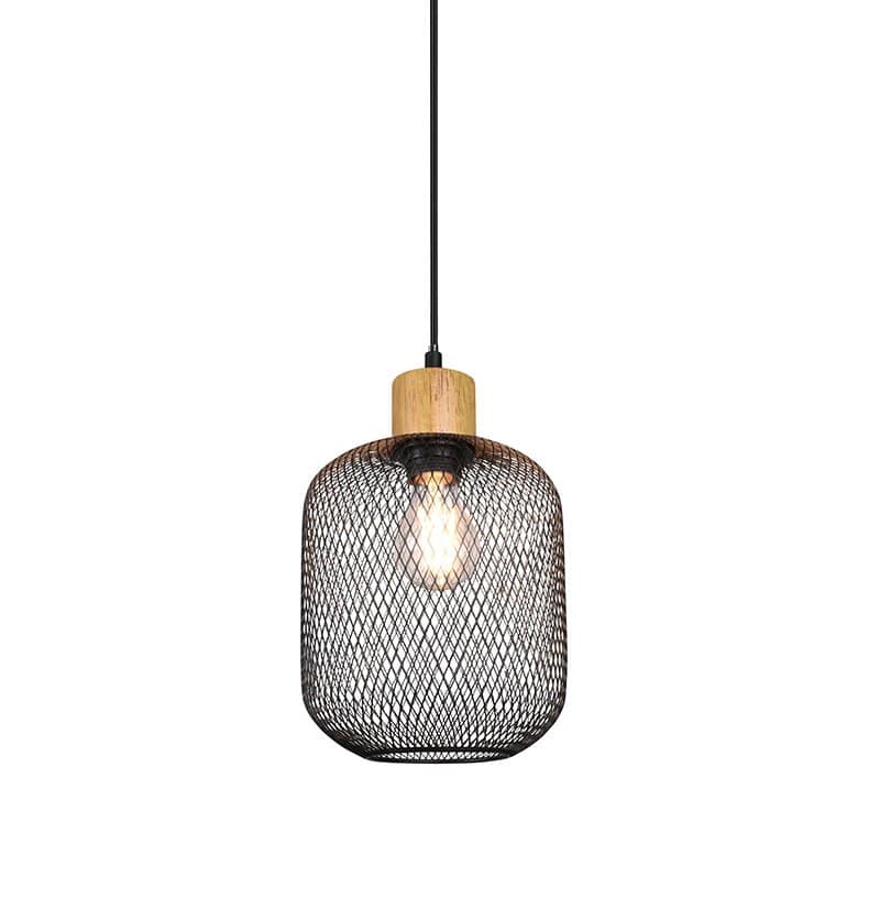 Trio Calimero Black mat metal pendant lamp R30561032
