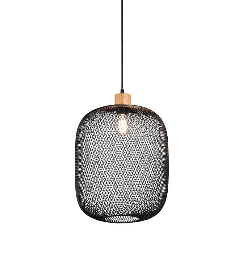 Trio Calimero Black mat metal pendant lamp R30561932