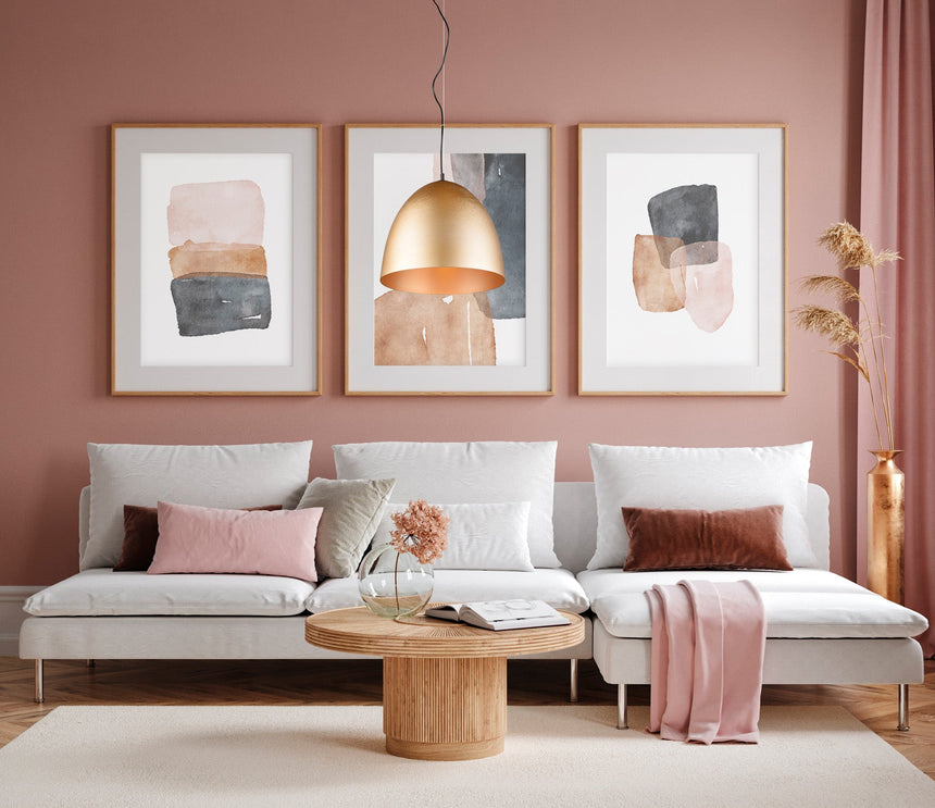 Trio Tilda Pendant Ceiling Lamp Matt Bronze Aluminum R30661908