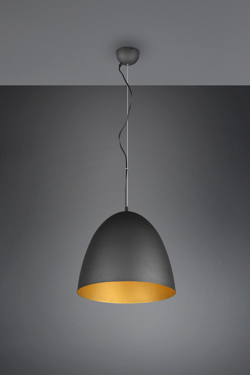 Trio Tilda Lámpara de techo colgante metal schwarz-gold R30661980