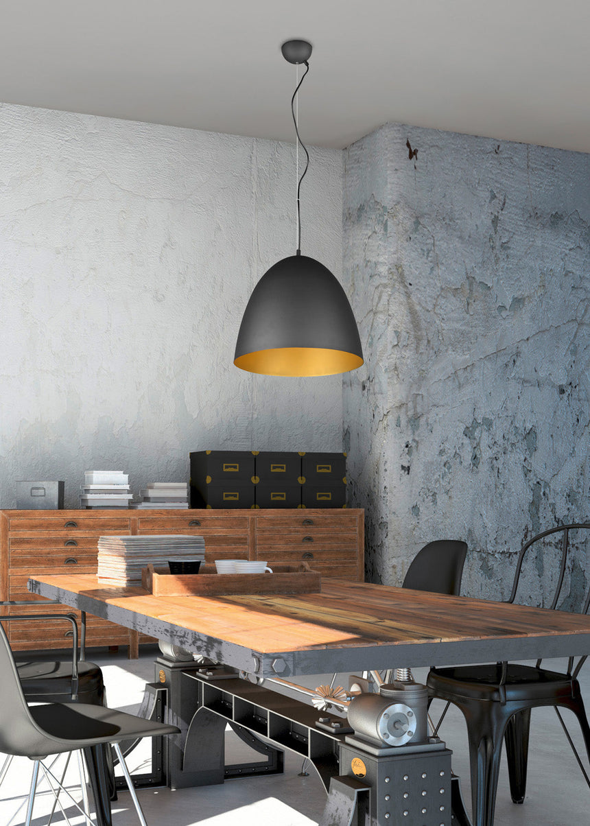 Trio Tilda Lámpara de techo colgante metal schwarz-gold R30661980