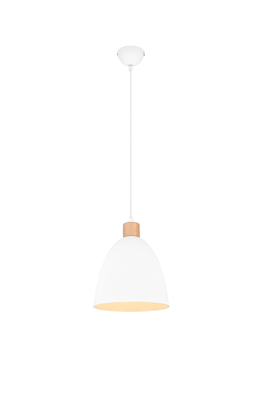 Trio Jagger White Mat Metal Pendant Lamp R30681031