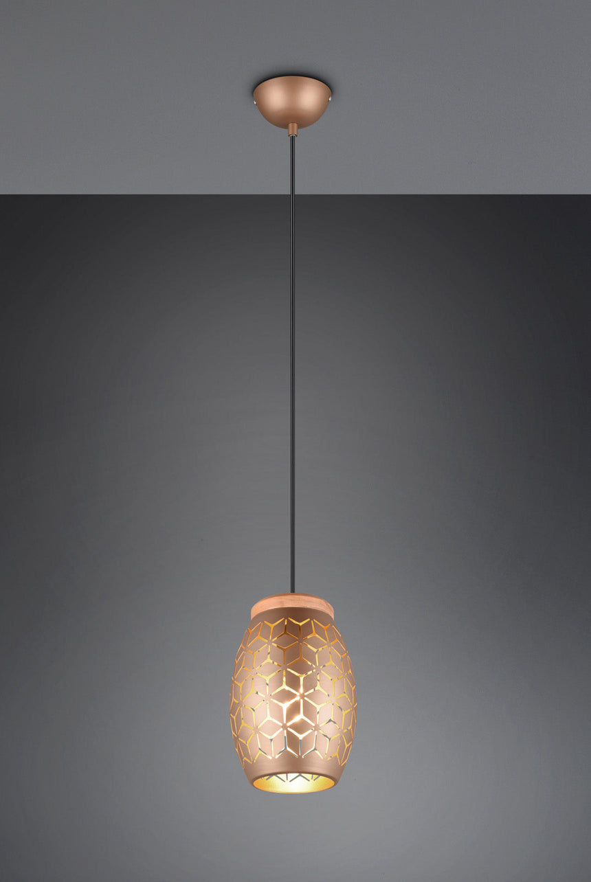Trio Bidar Coffee Metal Pendant Ceiling Lamp R31571065