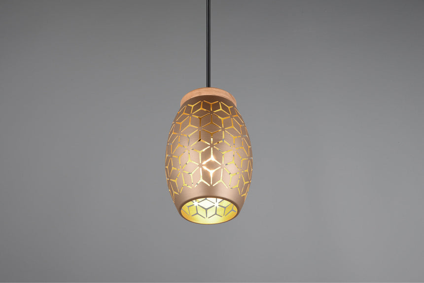 Trio Bidar Coffee Metal Pendant Ceiling Lamp R31571065