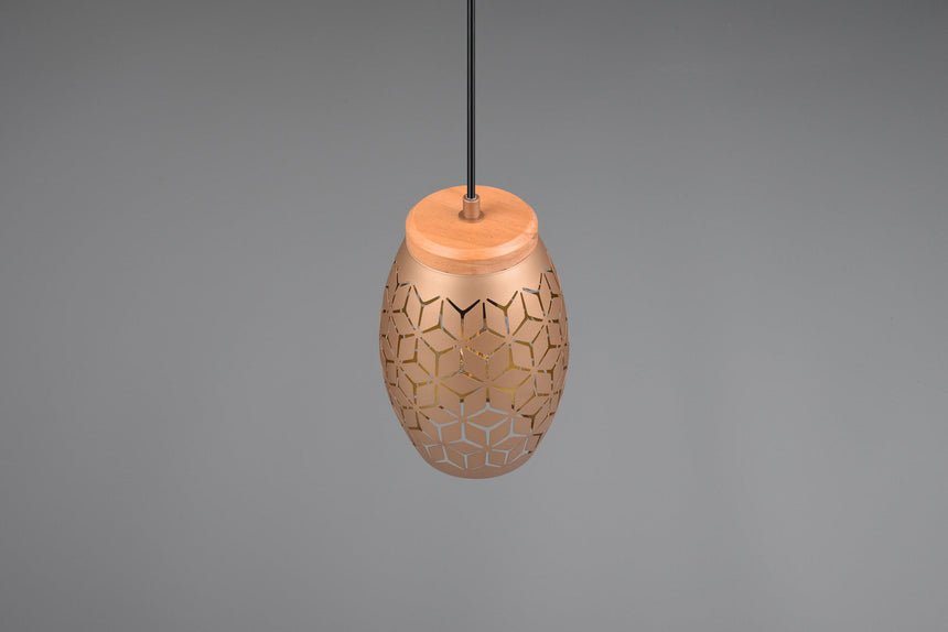 Trio Bidar Coffee Metal Pendant Ceiling Lamp R31571065