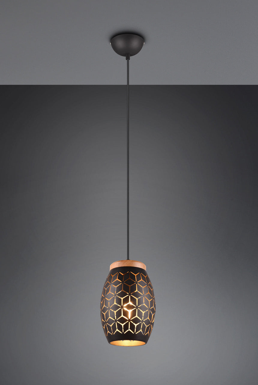 Trio Bidar Lámpara de techo colgante metal dorado R31571080