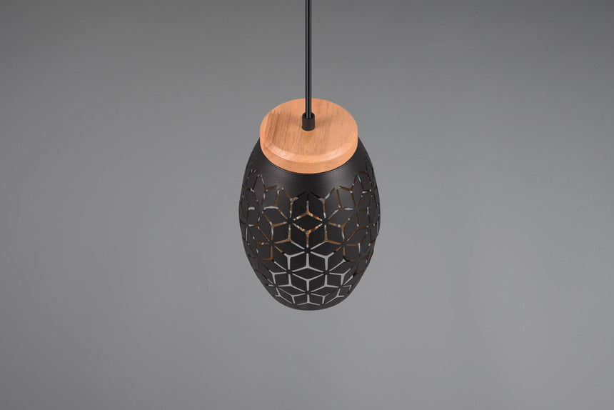 Trio Bidar Lámpara de techo colgante metal dorado R31571080