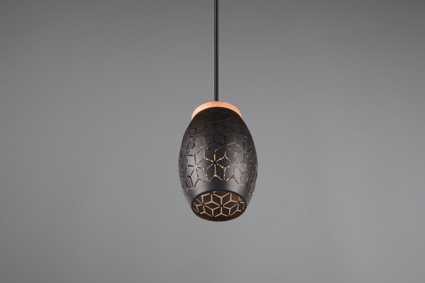 Trio Bidar Lámpara de techo colgante metal dorado R31571080