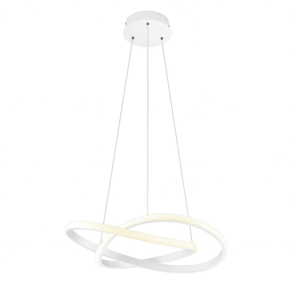Trio Course White Mat Metal Pendant Lamp R32051131