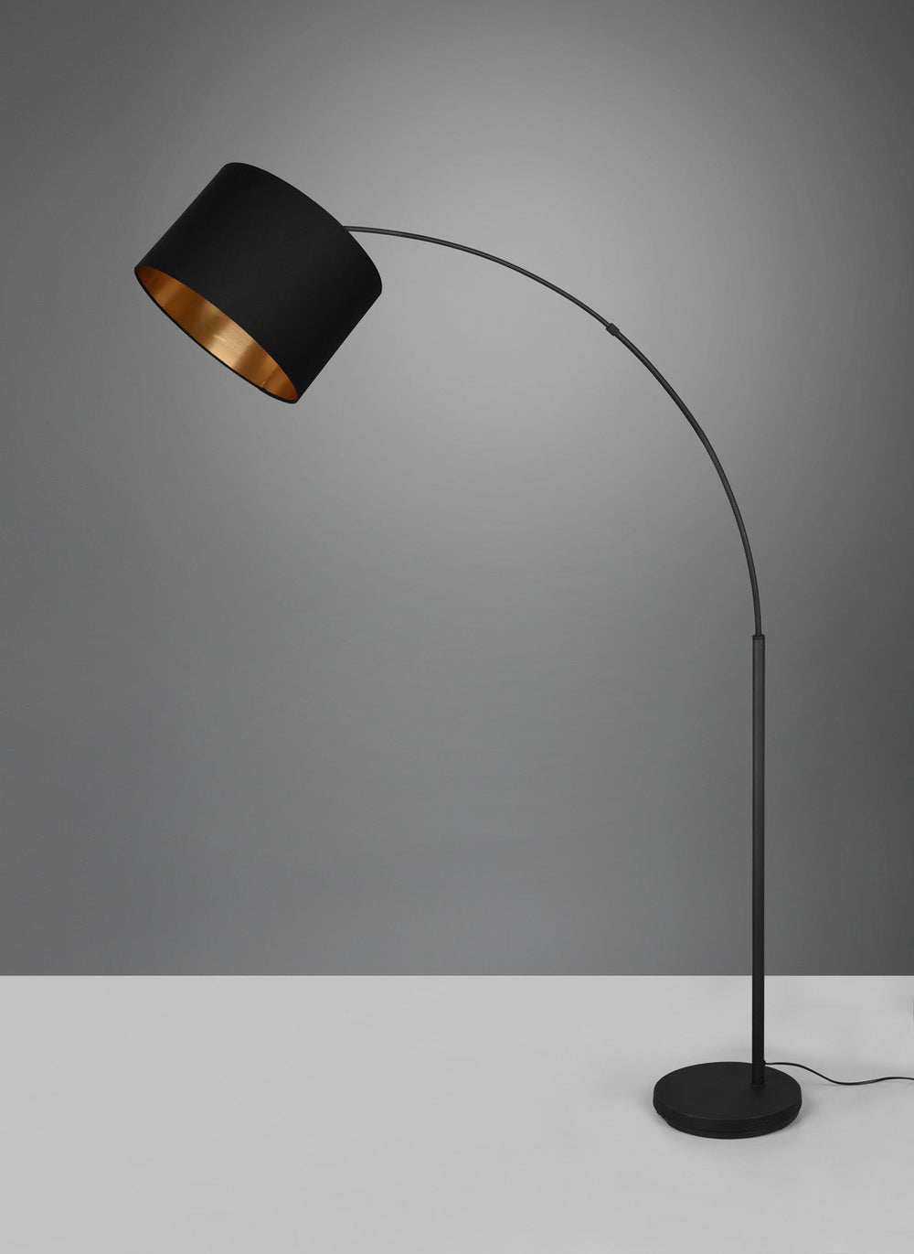 Trio Bolivia Black mat metal floor lamp R40081080