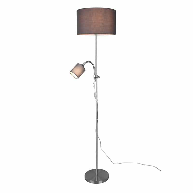 Trio Owen Matte Nickel Metal Floor Lamp R40192007
