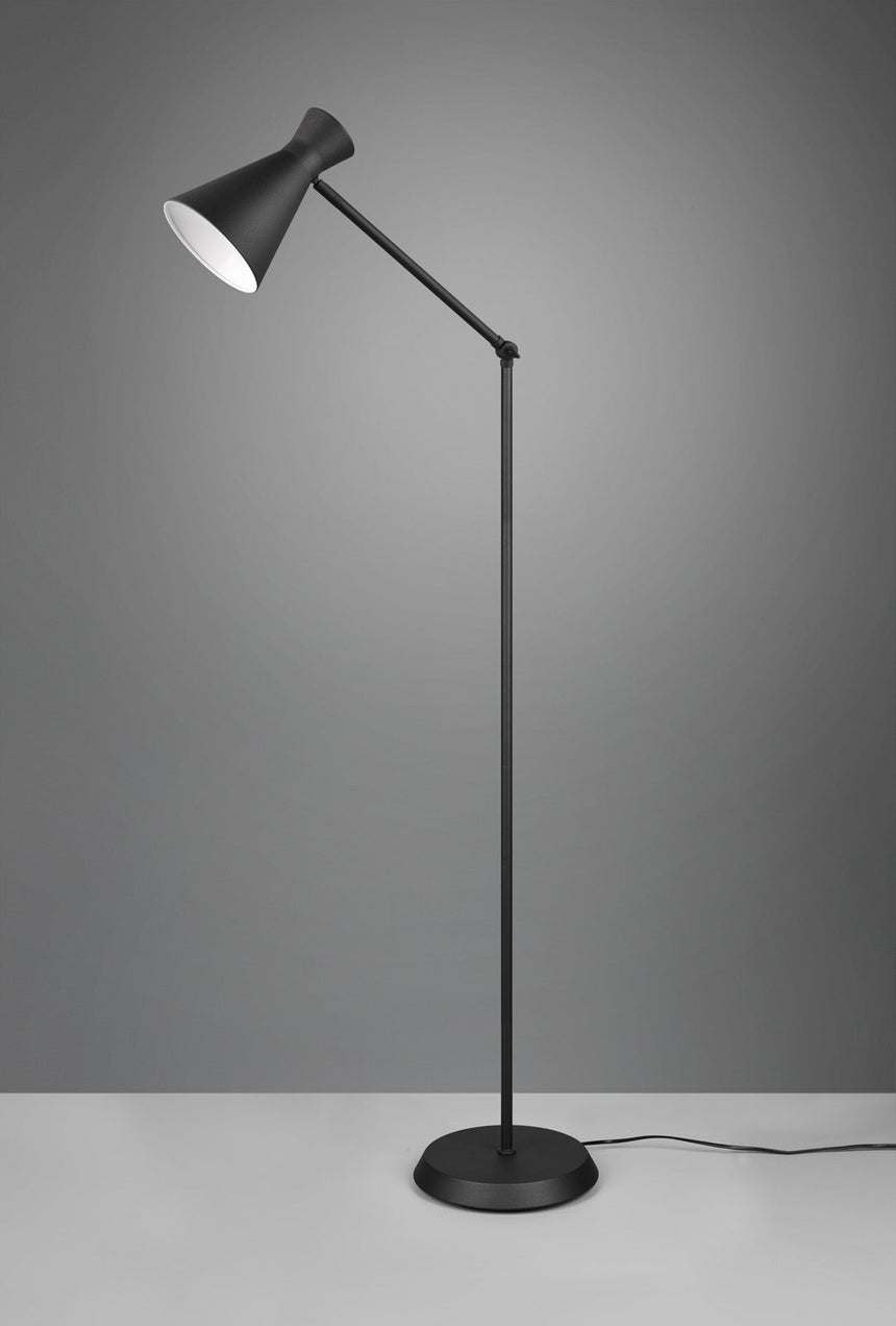 Trio Enzo Black mat metal floor lamp R40781032