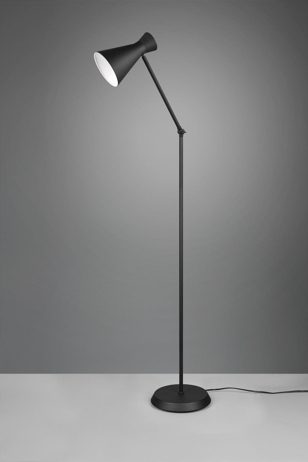 Trio Enzo Black mat metal floor lamp R40781032
