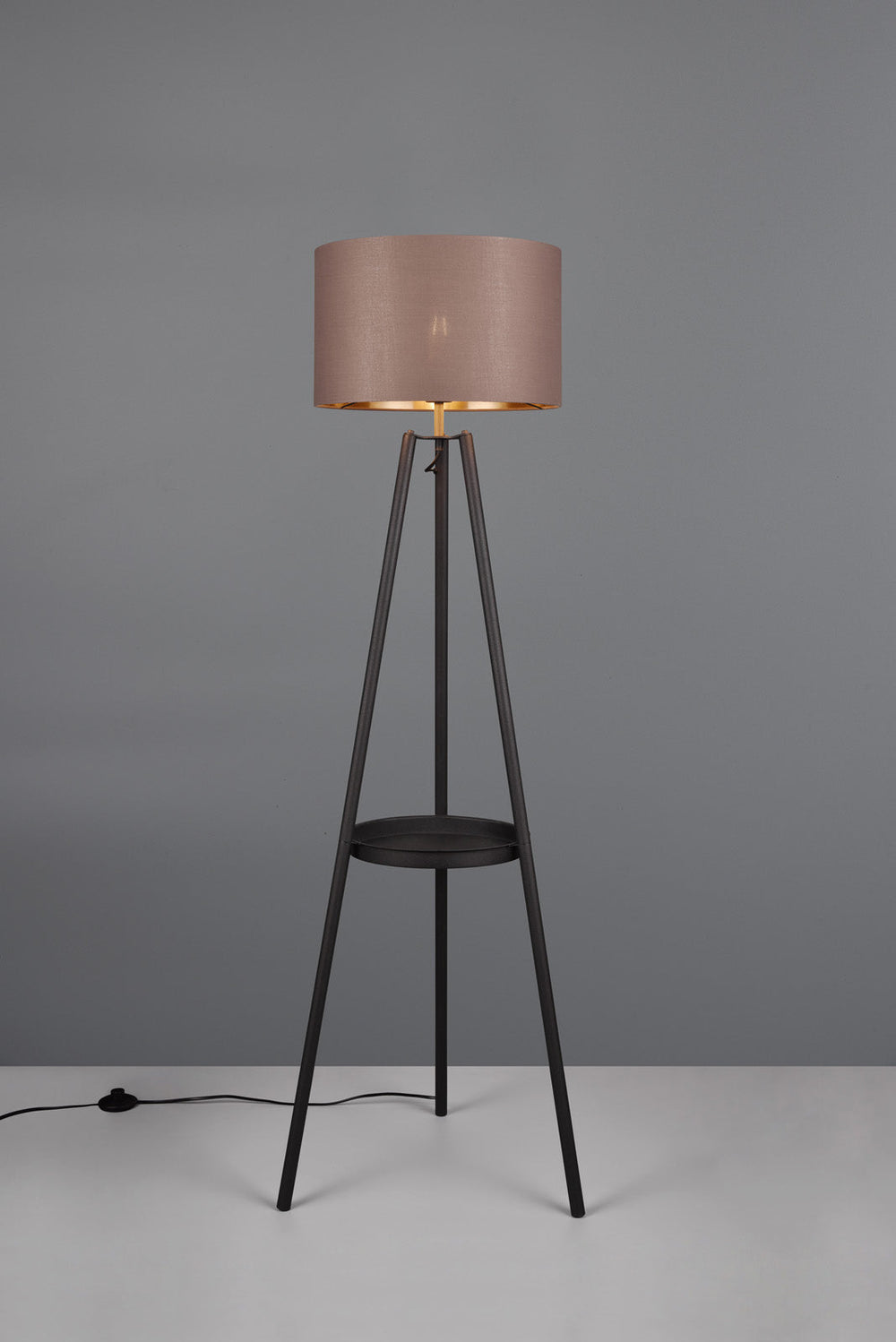 Trio Colette Black mat metal floor lamp R41561032