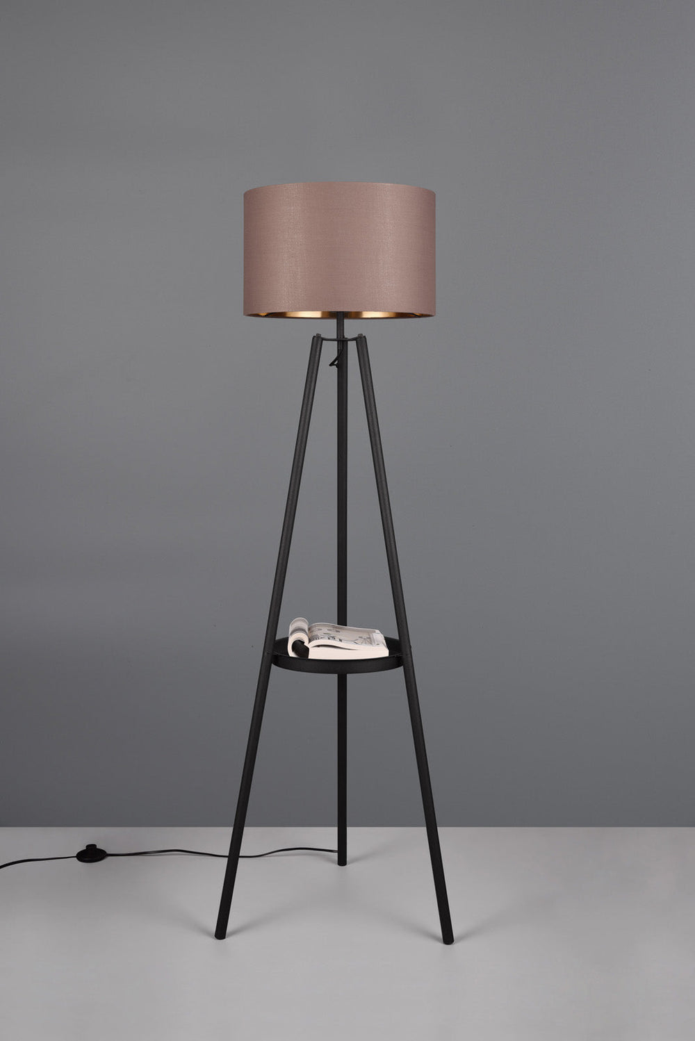 Trio Colette Black mat metal floor lamp R41561032