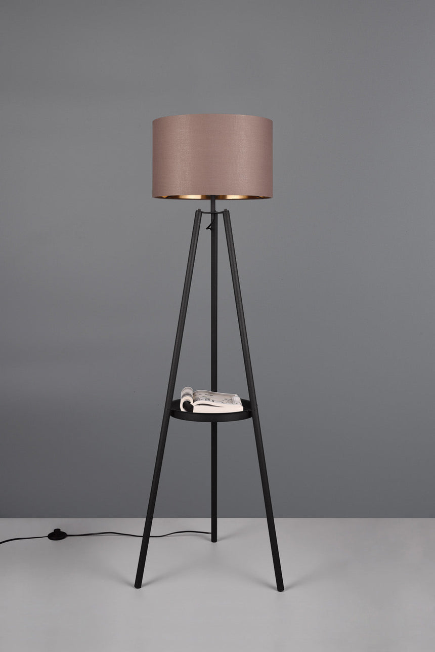 Trio Colette Black mat metal floor lamp R41561032