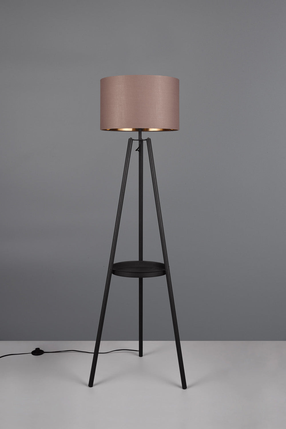 Trio Colette Black mat metal floor lamp R41561032
