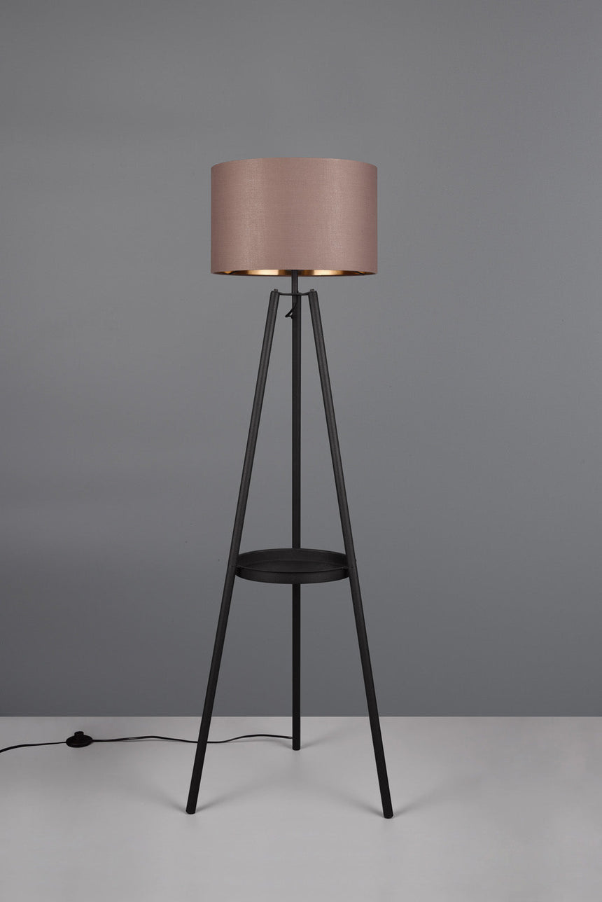 Trio Colette Black mat metal floor lamp R41561032