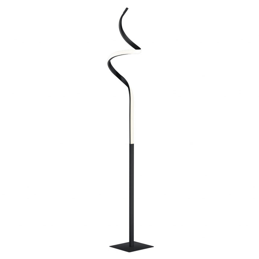 Trio Course Black Mat Metal LED Floor Lamp R42051132