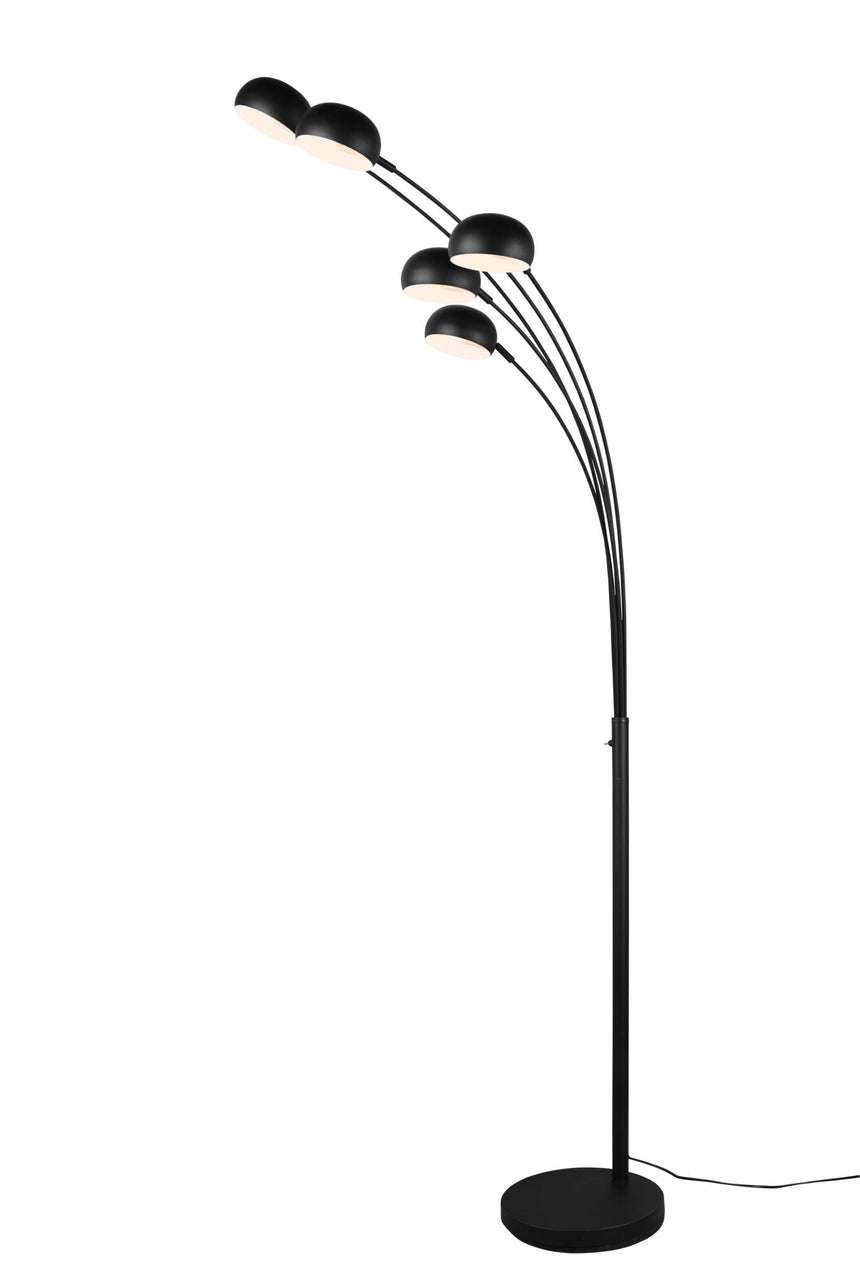 Trio Dito Black Mat Metal Floor Lamp R46155032