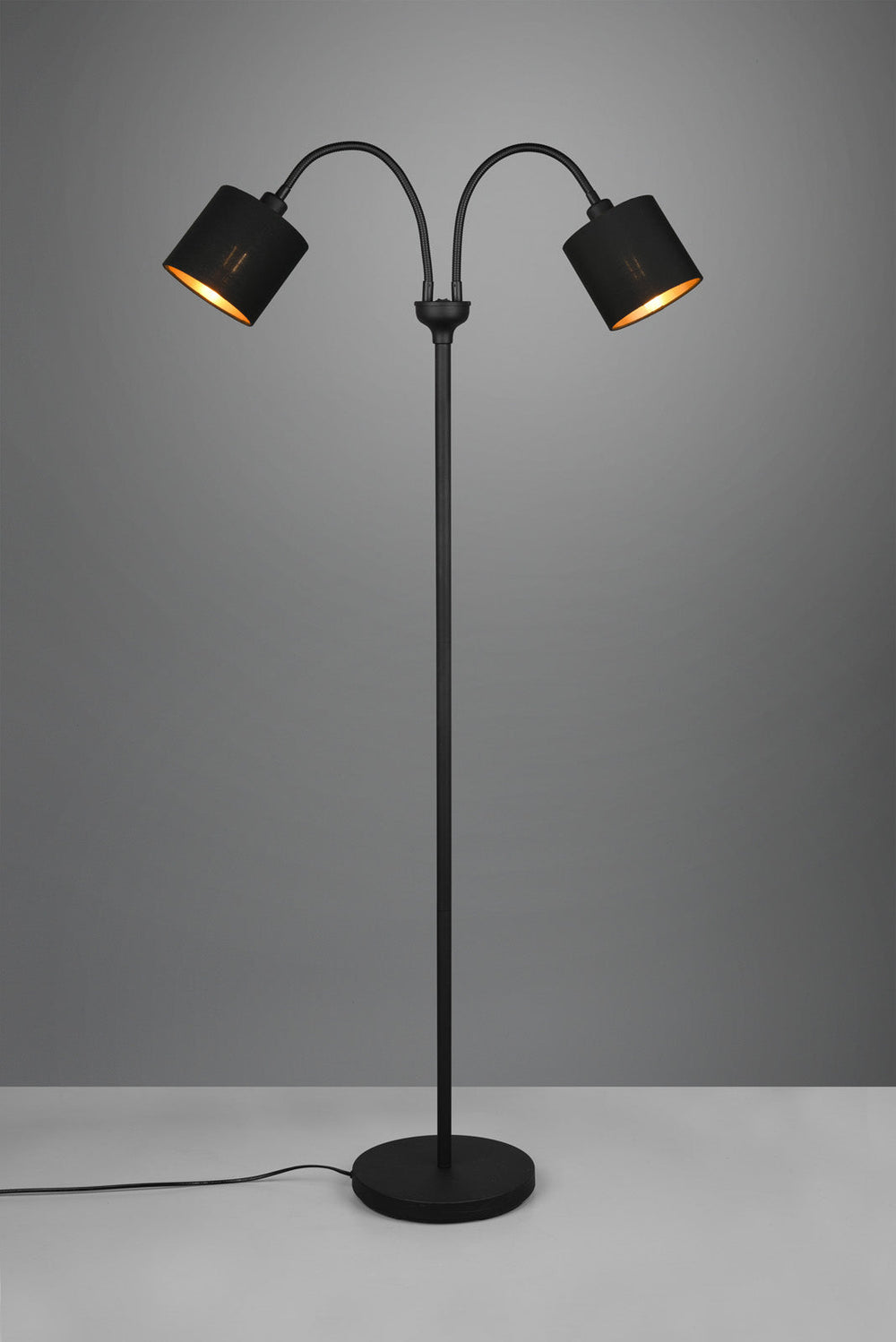 Trio Tommy Black mat metal floor lamp R46332079