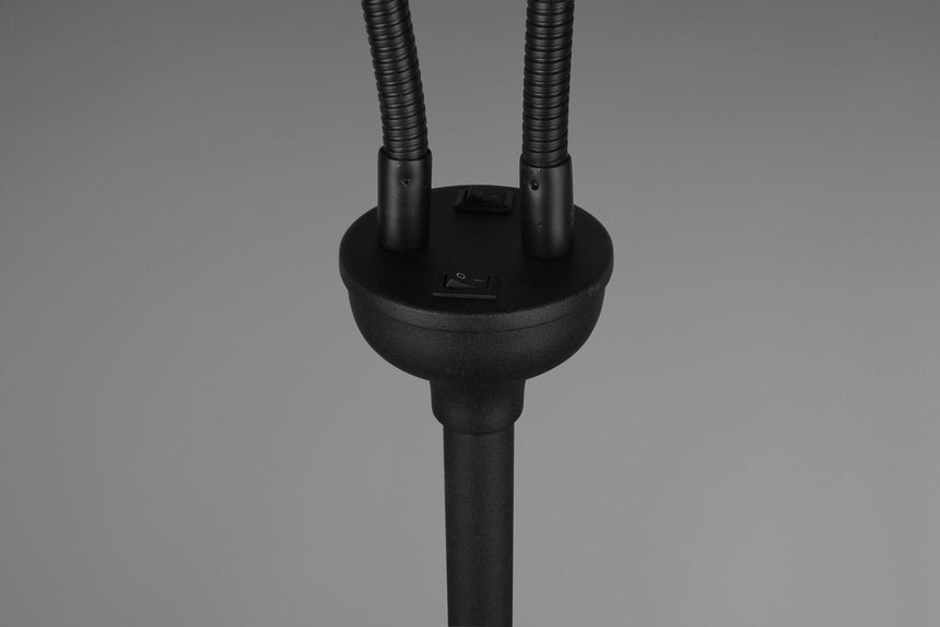 Trio Tommy Black mat metal floor lamp R46332079