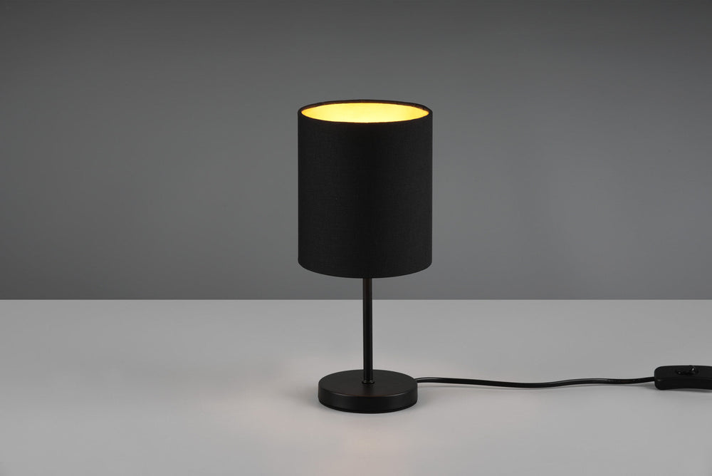 Trio Jerry Table Lamp metal schwarz-gold R50491080