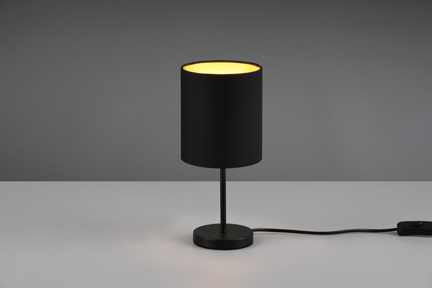 Trio Jerry Table Lamp metal schwarz-gold R50491080