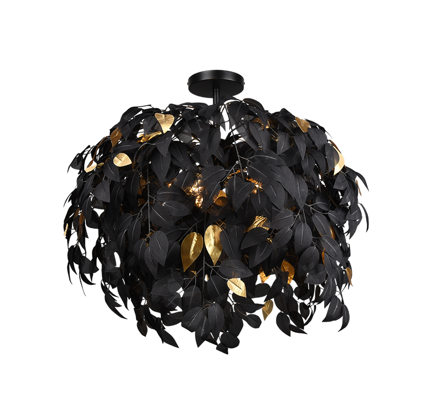 Trio Leavy plafón negro R60463032