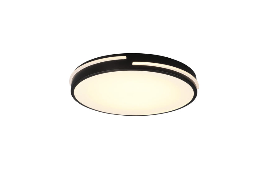 Trio Tacoma LED metal ceiling light mat black R62241132