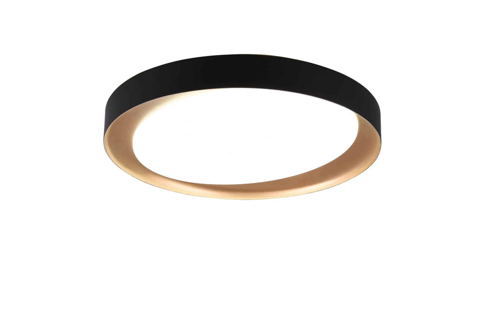 Trio Zeta black plastic LED ceiling light R62712402