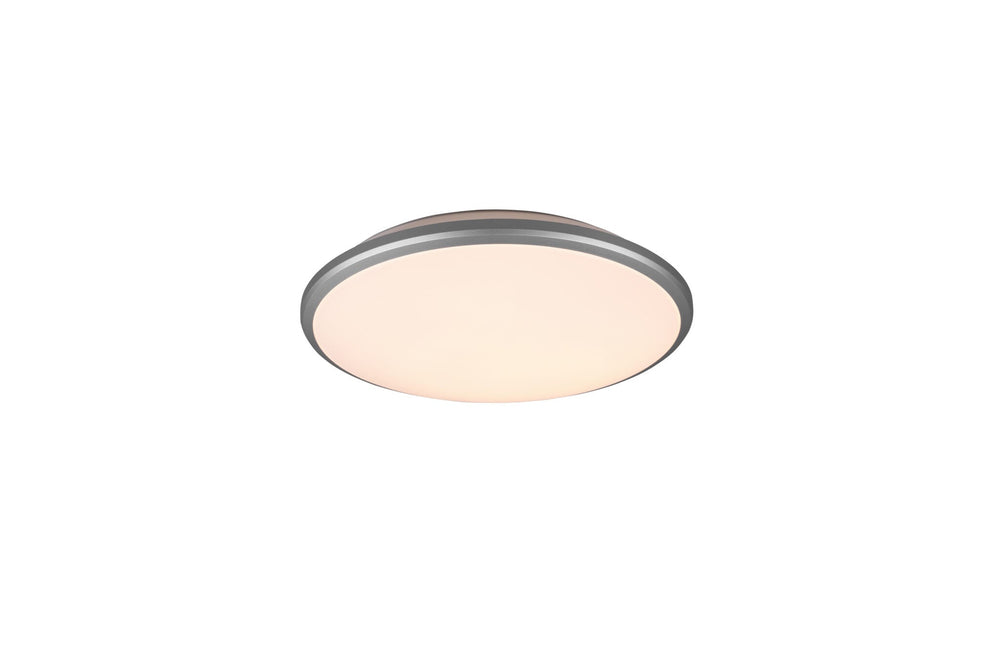 Trio Limbus Titanium plastic LED ceiling light R67021187