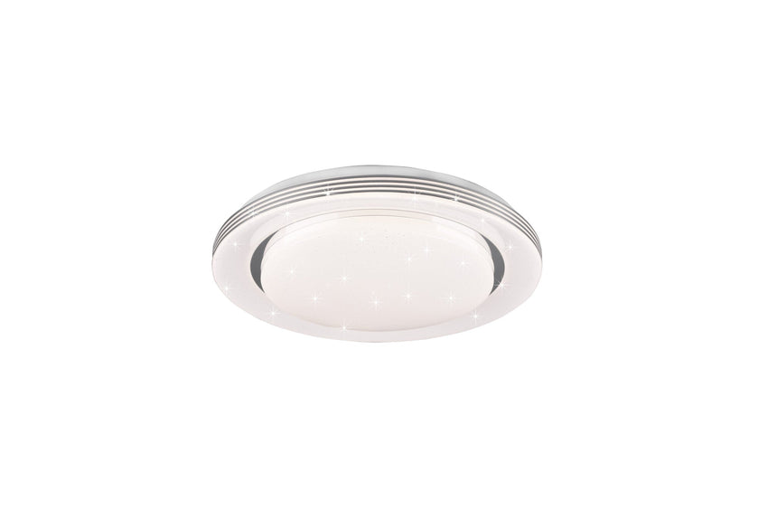 Trio Atria white plastic LED ceiling light R67041000