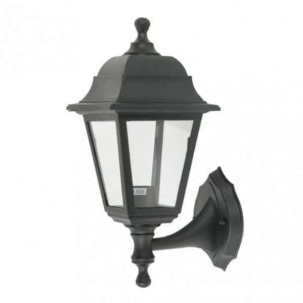 Fabrilamp Albahaca Aplique Exterior 1xe27 Negro Ip44 Policarbonato 35x15x19,7 Cm 125861009