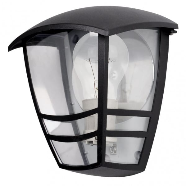 Fabrilamp Alnilan Aplique Exterior Aluminio 1xe27 Negro Ip44 20x17,5x13 Cm 150261109