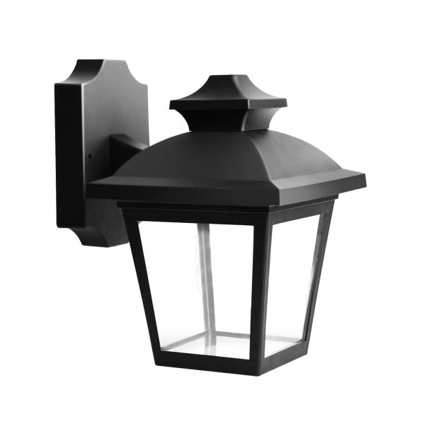 Fabrilamp Maca Aplique Exterior 1xe27 Negro Ip44 Policarbonato 24,5x17x22,3 Cm 126361009