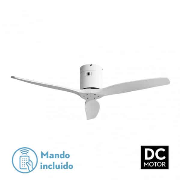 Fabrilamp Aguilón DC Fan Aguilon White 3 White Blades 5 Speeds Without Light Remote and Timer 132d 128290301