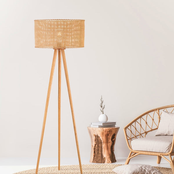 Lámparas de pie rústicas