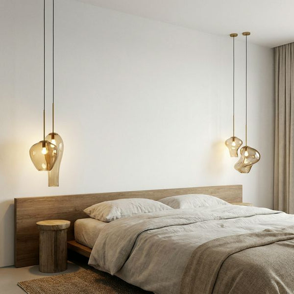 Lámparas colgantes negras para dormitorio