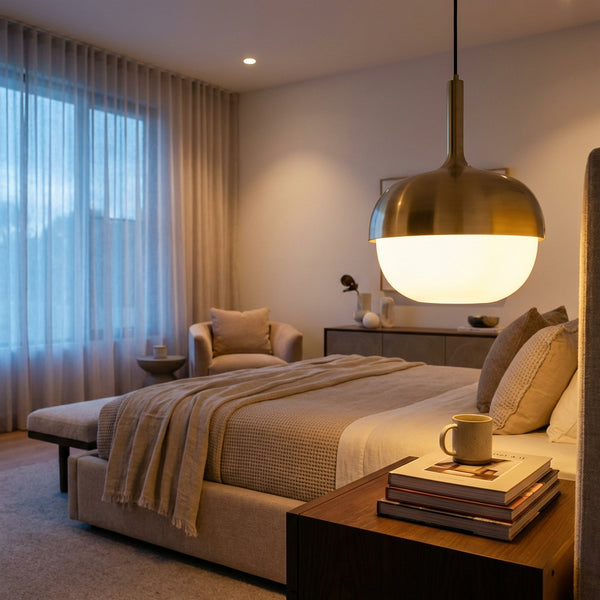 Lámparas colgantes negras para dormitorio