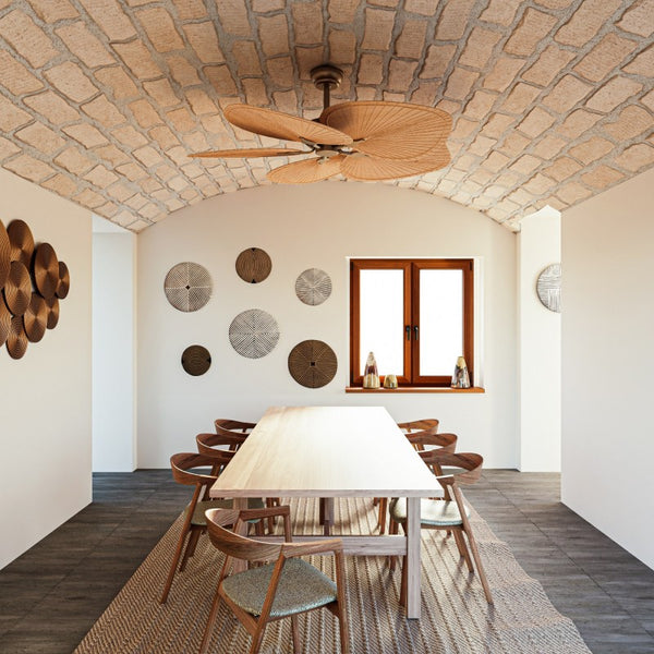 Wooden ceiling fans without light