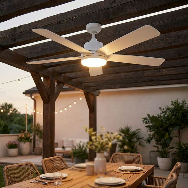 Ventiladores de techo con luz para terraza y porche