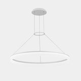 LedsC4 Lámpara de techo colgante Circ Round Ø800 LED blanco cálido blanco 00-0002-BW-M3