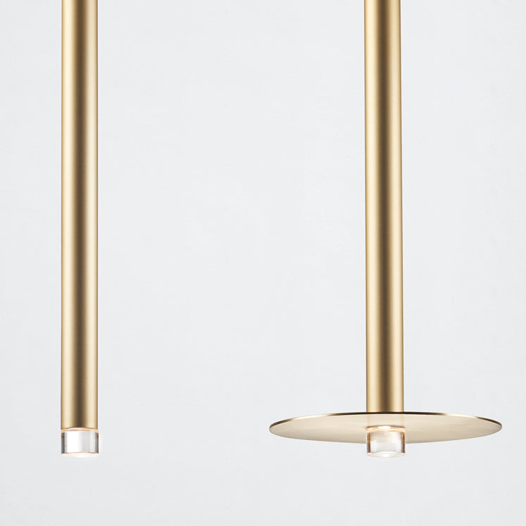 LedsC4 Candle Lámpara de techo colgante 1 luz Recessed LED Latón 1 00-6018-27-27