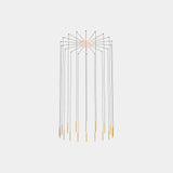 LedsC4 Lámpara de techo colgante Candle 18 luces LED blanco 00-6666-14-27