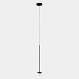 LedsC4 Lámpara de techo colgante Invisible Single Fixed LED Phase Cut negro 00-7382-05-05
