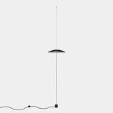 LedsC4 Pie de salón Noway Single Screen Counterweight LED 18 blanco cálido On 00-7980-05-05