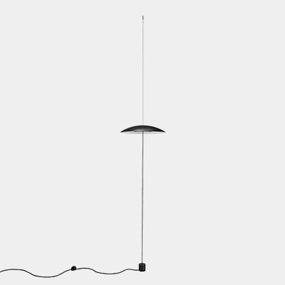 LedsC4 Pie de salón Noway Single Screen Counterweight LED 18 blanco cálido On 00-7980-05-05